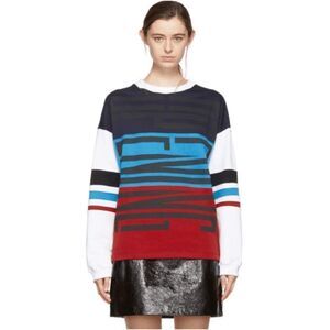 Opening Ceremony Multicolor Charlie Cozy Sweatshirt Oversized Size Medium
